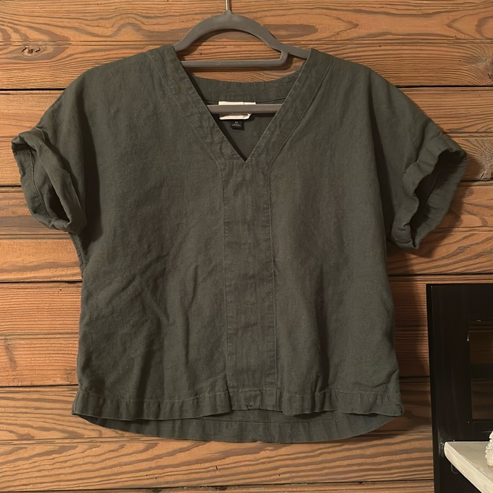 XS universal thread linen like top
